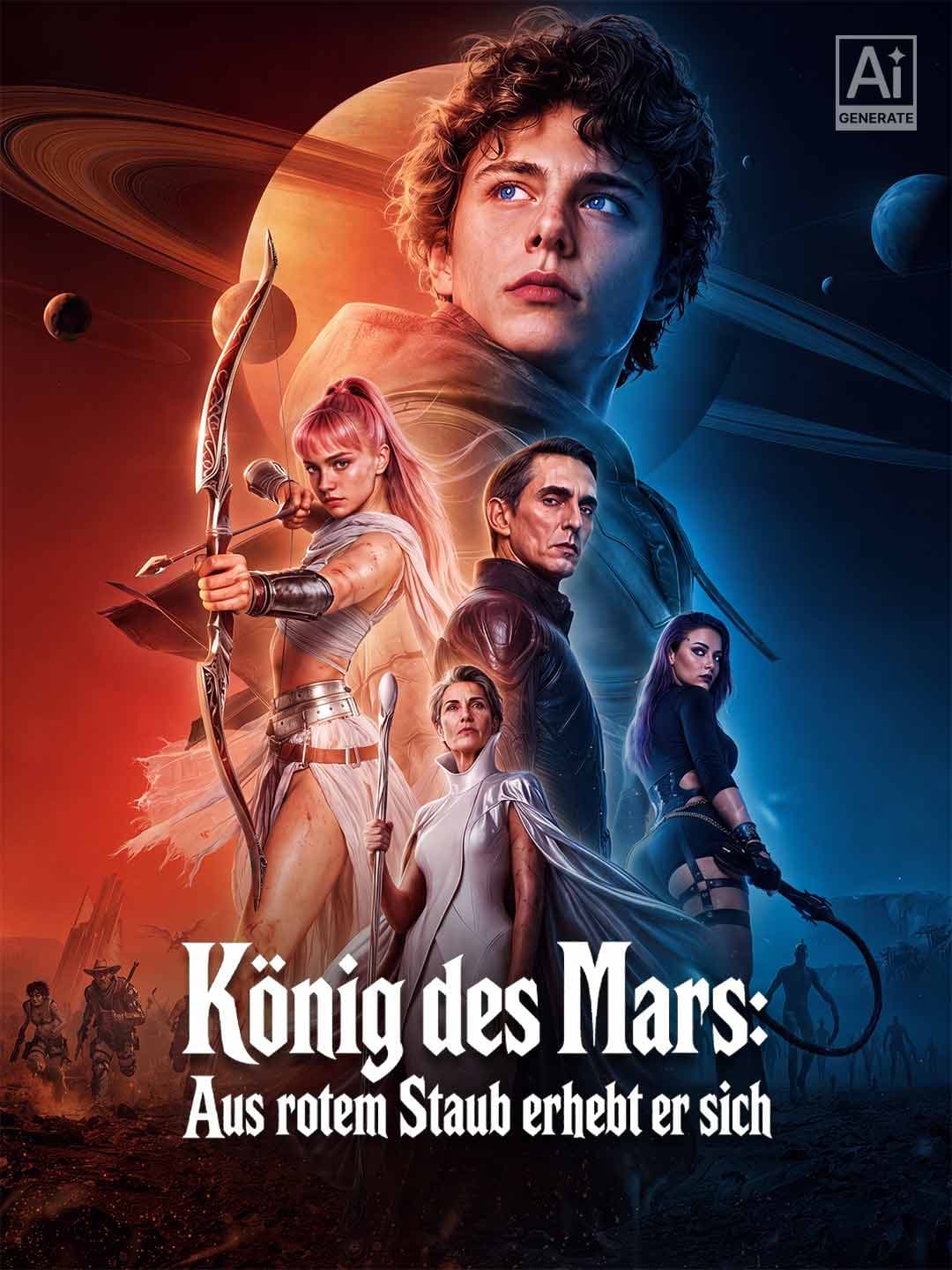 König des Mars: Aus rotem Staub erhebt er sich