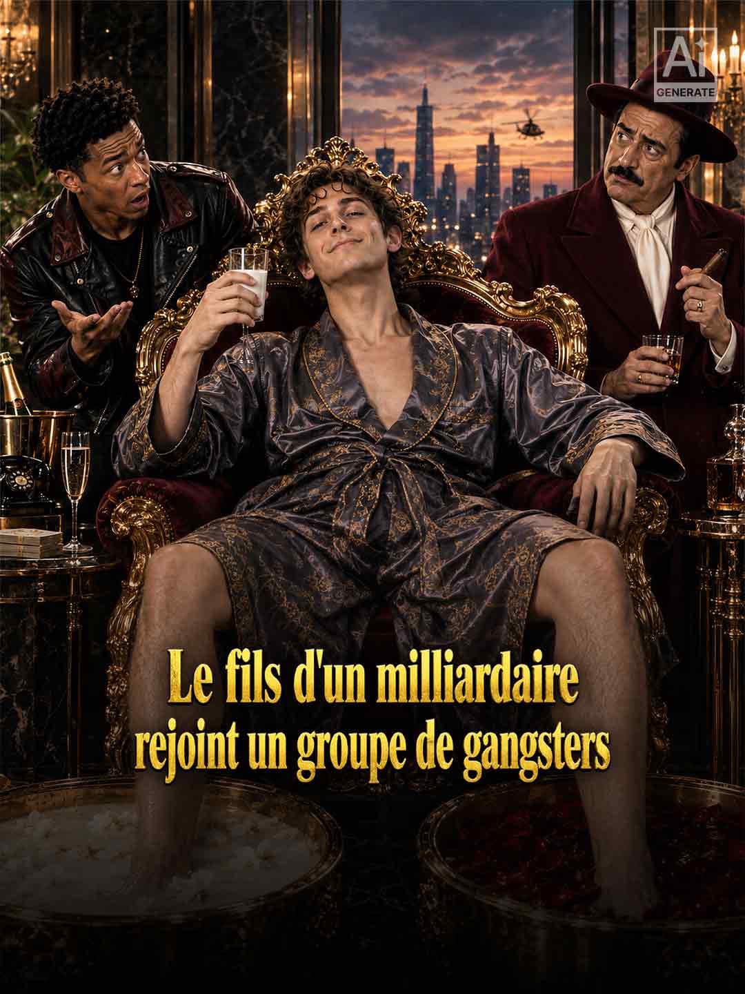 Le fils d'un milliardaire rejoint un groupe de gangsters